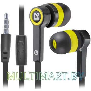 Наушники Defender Pulse 420 (черный/желтый) 
